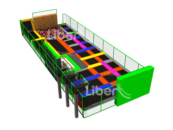 Cheap Price Rectangular Indoor Trampoline Made in China